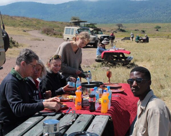 At Ngorongoro lunch point